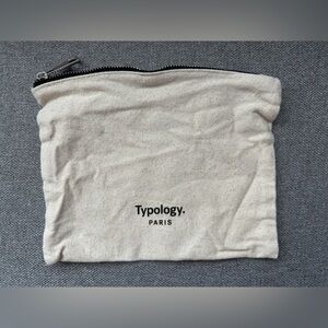 Typology Canvas Zipper Make Up Pouch